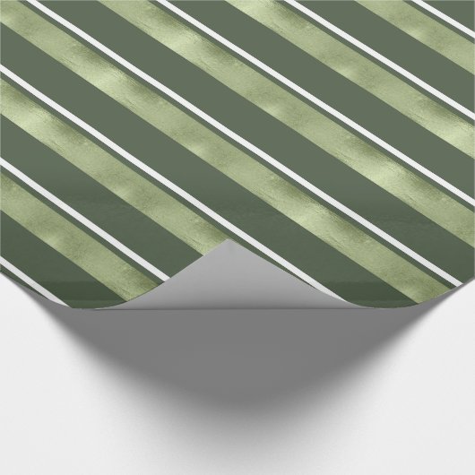 Kerstmerk groen/wit ID862 Cadeaupapier (Hoek)