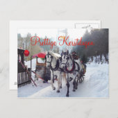 Kerstmet Kerstmet Kerstmet Briefkaart (Voorkant / Achterkant)