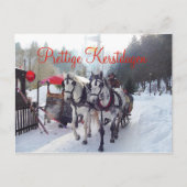 Kerstmet Kerstmet Kerstmet Briefkaart (Voorkant)