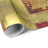 kerstmetaal cadeaupapier (Rol Hoek)