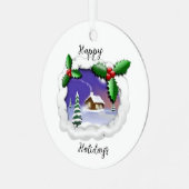 Kerstmetaal Ornament (Voorkant links)