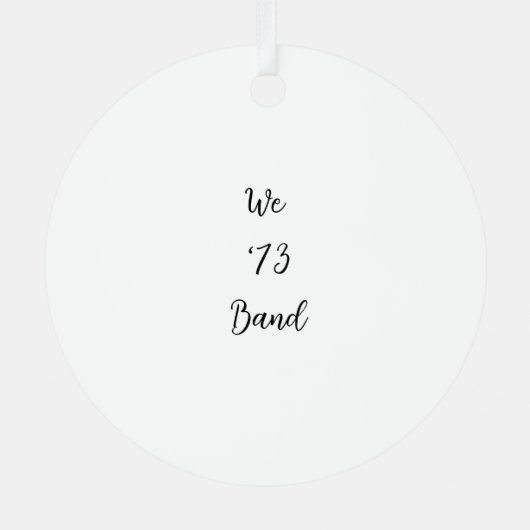 Kerstmetaal Ornament (Achterkant)