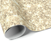 Kerstmetallisch rood & dripend 14k Gold Glitter Cadeaupapier (Rol Hoek)