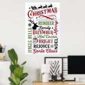 kerstmetro poster (Thuiskantoor)