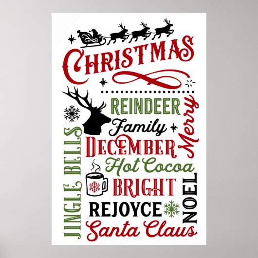 kerstmetro poster (Voorkant)