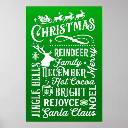 kerstmetro poster (Voorkant)