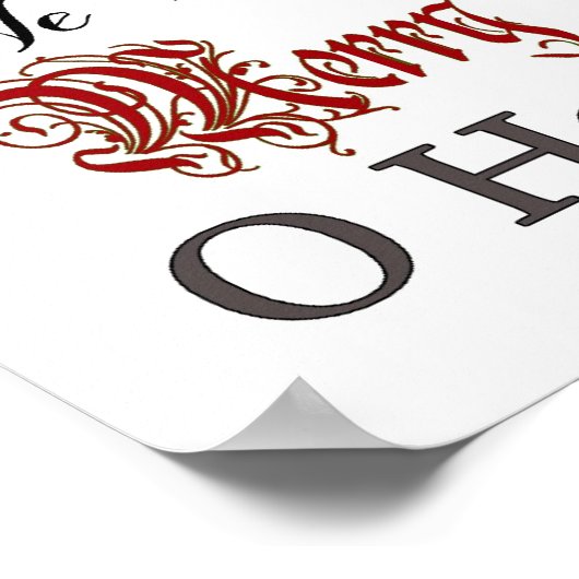 Kerstmetro-Poster Poster (Hoek)