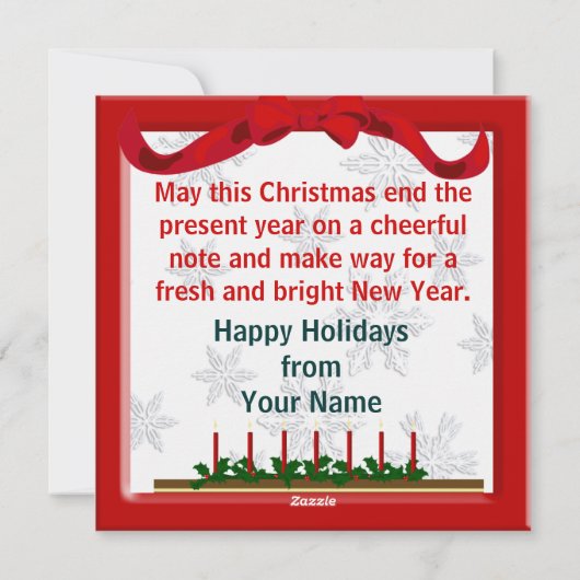 KerstMexicaan Caroler Man Greeting Feestdagenkaart (Achterkant)