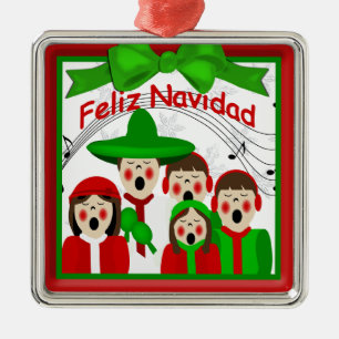 KerstMexicaanse Carolers Family Five Ornament