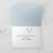 Kerstmezen Met Rode Hart Kaart (Binnen)