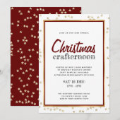 Kerstmiddag Kaart (Voorkant / Achterkant)