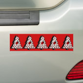 KERSTMIEPVAAIEN BUMPERSTICKER (Op auto)