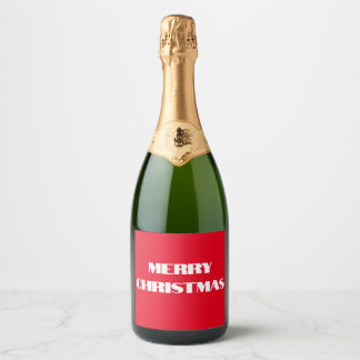 KERSTMIJ Label Sparkling Wijnetiket