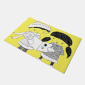 Kerstmijngroetmat Deurmat (Schuin)