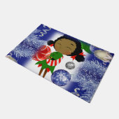 Kerstmijngroetmat, Elf Deurmat (Schuin)