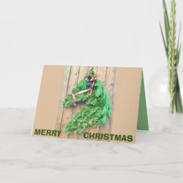KERSTMIJS KERSTKRANS KAART