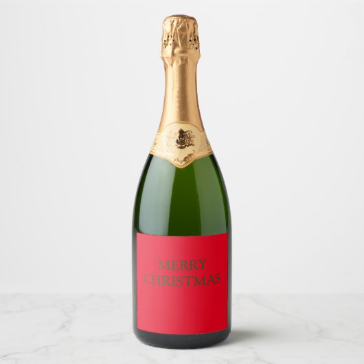 KERSTMIJS Label Sparkling Wijnetiket (Voorkant)