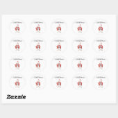 KERSTMIJS POLARBEER STICKERS (Vel)