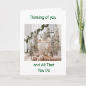 KERSTMIJS VOOR EEN BIJZONDER PERSOON IN MIJN LEVEN KAART (Voorkant)