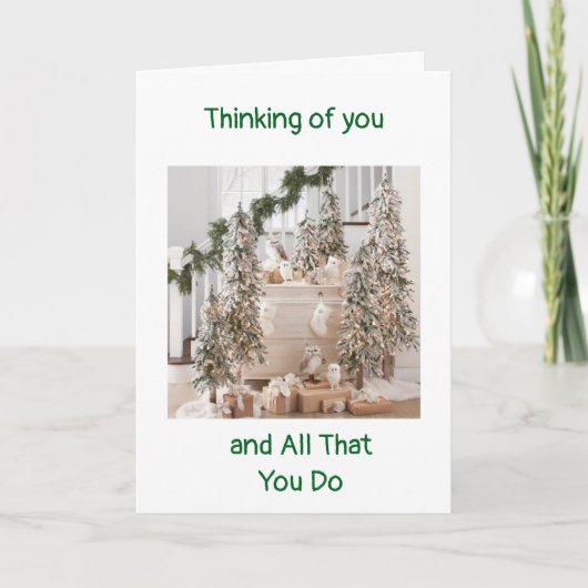 KERSTMIJS VOOR EEN BIJZONDER PERSOON IN MIJN LEVEN KAART (Voorkant)