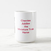 Kerstmini-paard Santa hat / Angel Koffiemok (Center)