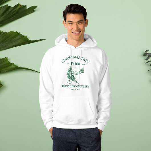 Kerstminimalist Feestdag Hoodie