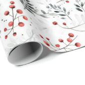 kerstminimalistisch patroon cadeaupapier (Rol Hoek)