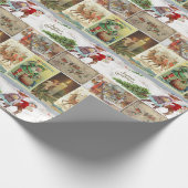 Kerstminkaderelf Cadeaupapier (Hoek)