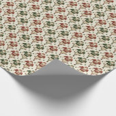 Kerstminkadevoetbalinpakpapier Cadeaupapier (Hoek)