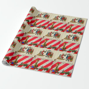 Kerstminkado-kabouter Cadeaupapier