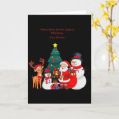 Kerstmis1 Kaart (Gele Bloem)