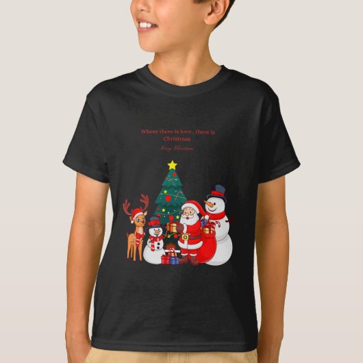 Kerstmis1  t-shirt (Voorkant)