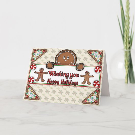 Kerstmis8 Feestdagen Kaart (Voorkant)