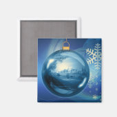 Kerstmis 017 magneet (Voorkant / Achterkant)