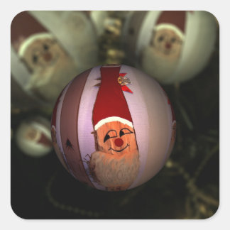 Kerstmis 023 vierkante sticker