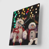 Kerstmis 035 vierkante klok (Hoek)