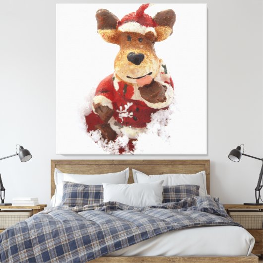 Kerstmis 08 canvas afdruk (Insitu (Slaapkamer))