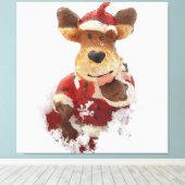 Kerstmis 08 canvas afdruk (Insitu (Houten vloer))