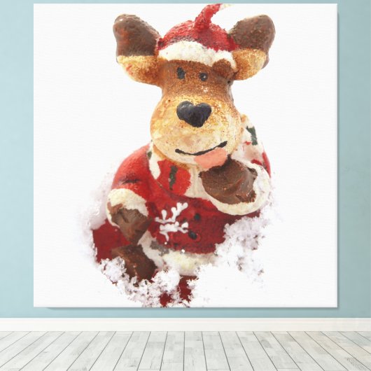 Kerstmis 08 canvas afdruk (Insitu (Houten vloer))