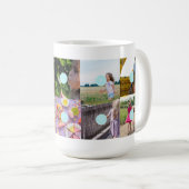 Kerstmis 10 Foto's Collage Mok (Voorkant rechts)