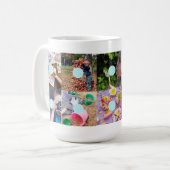 Kerstmis 10 Foto's Collage Mok (Voorkant links)