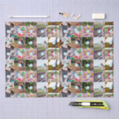 Kerstmis 10 Foto's Collage Tissuepapier (Craft)