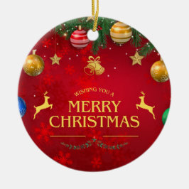 Kerstmis 10 keramisch ornament