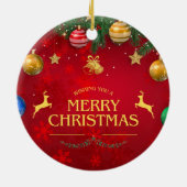 Kerstmis 10 keramisch ornament (Achterkant)