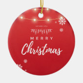 Kerstmis 12 keramisch ornament (Voorkant)