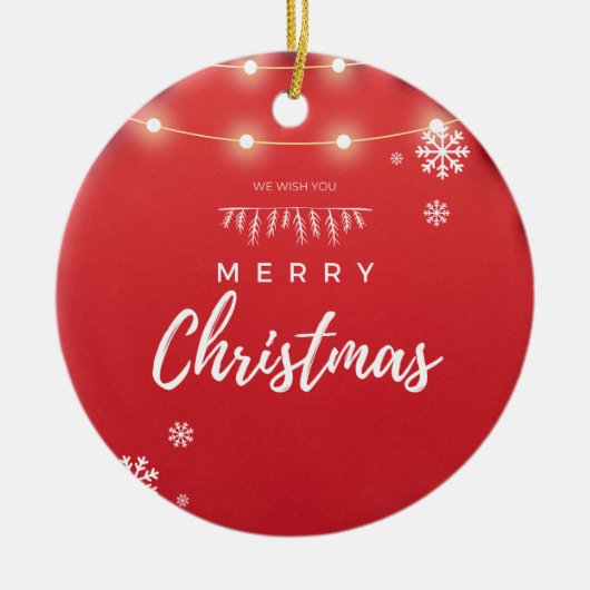 Kerstmis 12 keramisch ornament (Voorkant)