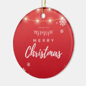 Kerstmis 12 keramisch ornament (Links)