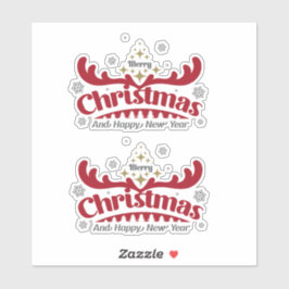 Kerstmis 12 sticker