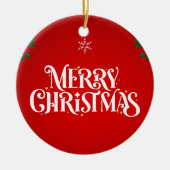 Kerstmis 13 keramisch ornament (Voorkant)