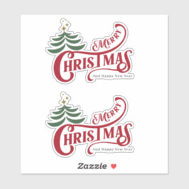 Kerstmis 13 sticker